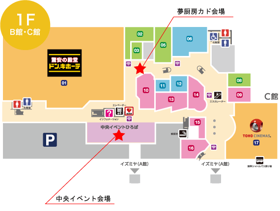 1FB館・C館